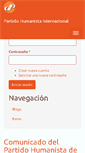 Mobile Screenshot of internationalhumanistparty.org